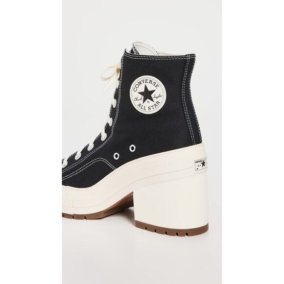 NWT Converse Women’s Chuck 70 Heel Sneakers – Black/Egret – Size 10 US - Picture 2 of 4